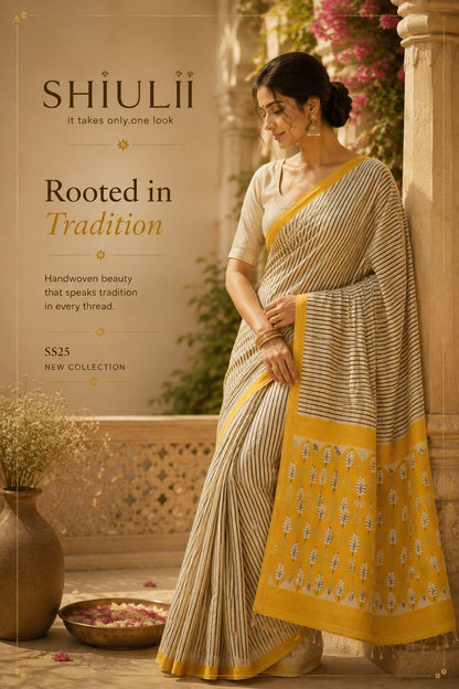 Soft cotton saree