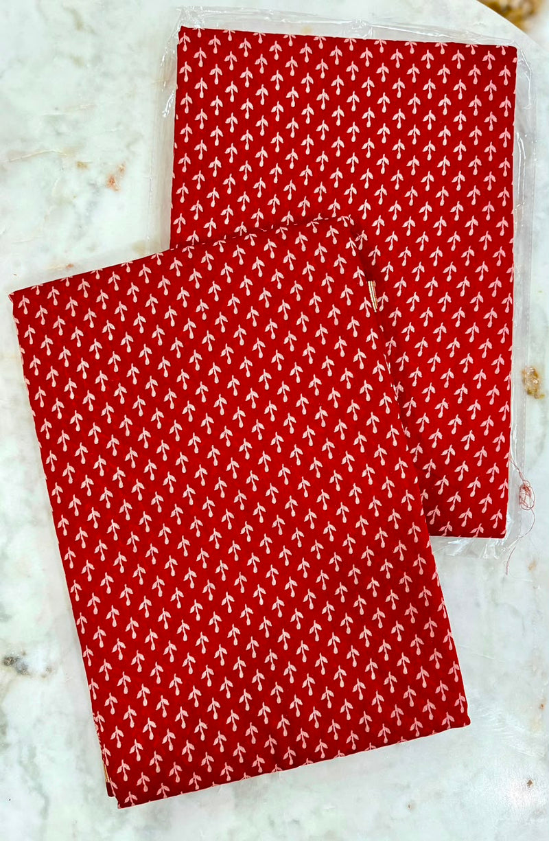 Cotton Chanderi Saree with Geecha Border